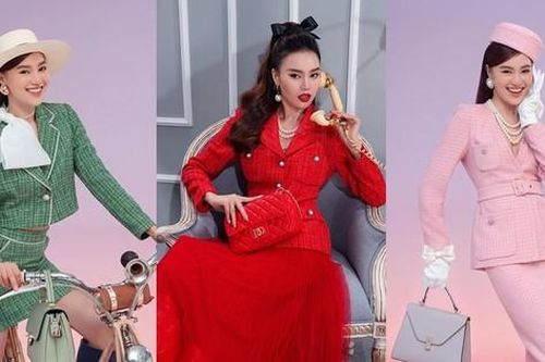 Quý cô xinh đẹp Ninh Dương Lan Ngọc gợi ý cho phái nữ trang phục mùa lễ hội rực rỡ sắc màu