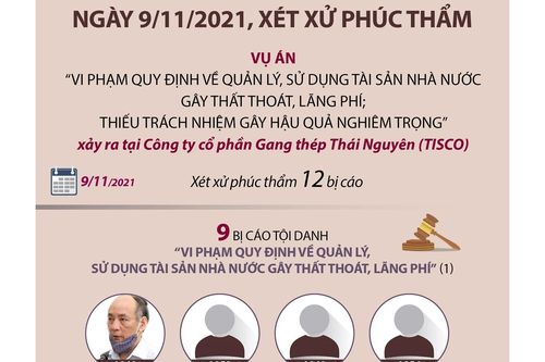 Xét xử phúc thẩm vụ Công ty Gang thép Thái Nguyên
