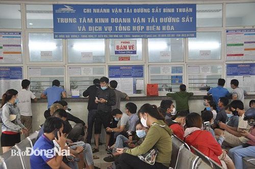 Từ ngày 15-11, mở bán vé tàu Tết Nhâm Dần 2022