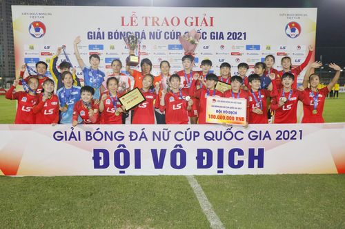 Thắng 2-0 Hà Nội I Watabe, TP Hồ Chí Minh vô địch Cúp quốc gia nữ 2021