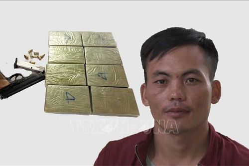 Lai Châu: Bắt quả tang đối tượng vận chuyển trái phép 8 bánh heroin