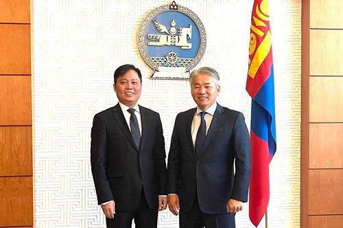 Đại sứ Việt Nam hội kiến Thư ký Hội đồng An ninh Quốc gia Mông Cổ