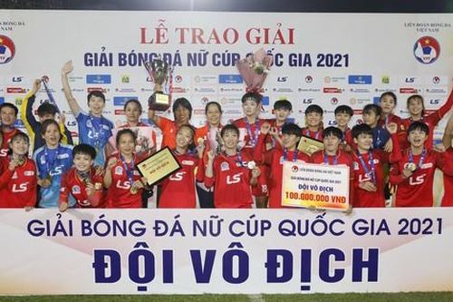 TP Hồ Chí Minh I lần thứ 2 vô địch giải bóng đá nữ Cúp Quốc gia 2021