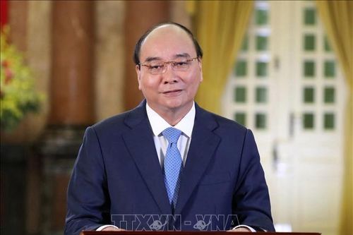Chủ tịch nước Nguyễn Xuân Phúc dự Hội nghị thượng đỉnh doanh nghiệp APEC 2021