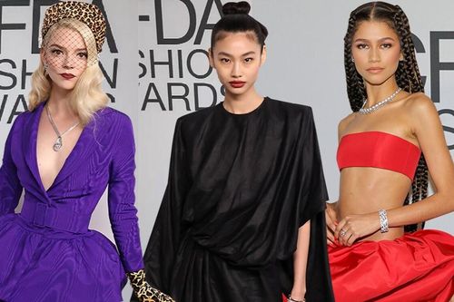 Thảm đỏ CFDA 2021: Jung Hoyeon thanh lịch cổ điển, Zendaya chiếm trọn spotlight