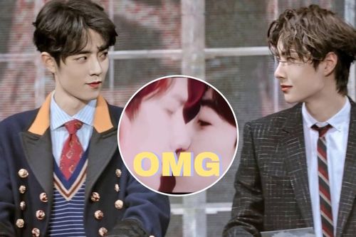 Netizen xôn xao clip Tiêu Chiến và Vương Nhất Bác hôn nhau: Chuyện gì thế này?