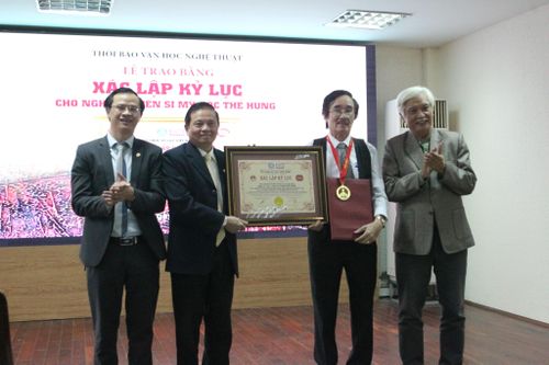 Kỷ lục cho người tạo nhiều dấu ấn trong sáng tạo văn hóa nghệ thuật