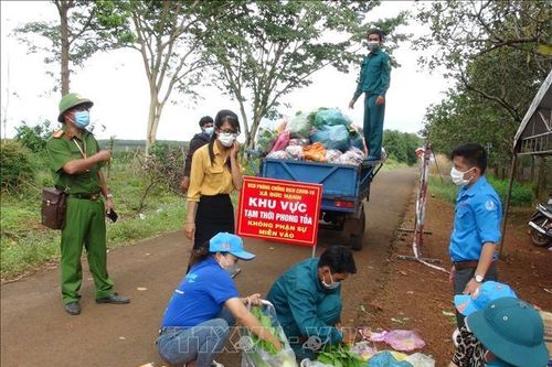 Bình Phước: Hỗ trợ kịp thời 121 hộ dân trong khu phong tỏa thôn Bù Kroai