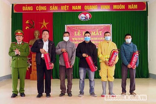 Song Pe thành lập 5 'Cụm dân cư an toàn PCCC'