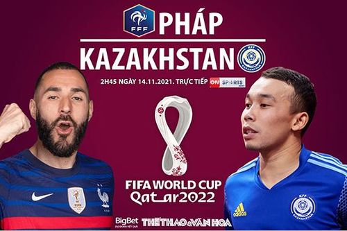 Soi kèo nhà cái Pháp vs Kazakhstan. On Sports trực tiếp bóng đá vòng loại World Cup (2h45, 14/11)