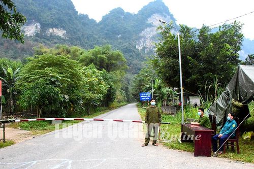 Thành lập 4 chốt phòng, chống dịch Covid-19 trên địa bàn thị trấn Lăng Can