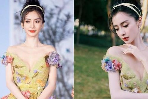 Angelababy mặc thiết kế cao cấp của Elie Saab, đẹp như công chúa cổ tích ở Đêm hội BAZAAR