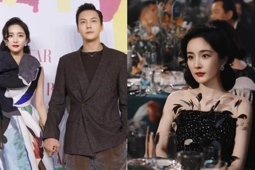 Dương Mịch nắm chặt tay Trần Vỹ Đình trên thảm đỏ, chiếm trọn spotlight Đêm hội BAZAAR