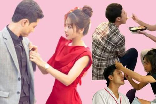 Khả Ngân hết ăn cơm chung lại sửa vest cho Thanh Sơn, bảo sao netizen nghi ngờ đang hẹn hò
