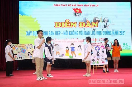 Xây dựng tình bạn đẹp - nói không với bạo lực học đường