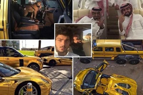 Dàn 'xế hộp' mạ vàng của hoàng tử Ả Rập Xê-út Turki Bin Abdullah