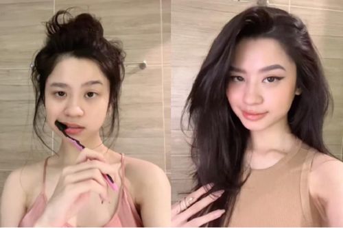 Lộ nhan sắc vừa ngủ dậy, 'hot girl tạp hóa' bị netizen soi kĩ