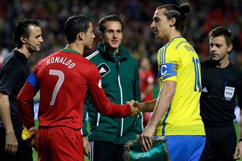Ronaldo dễ đụng Ibrahimovic, Lewandowski ở play-off World Cup
