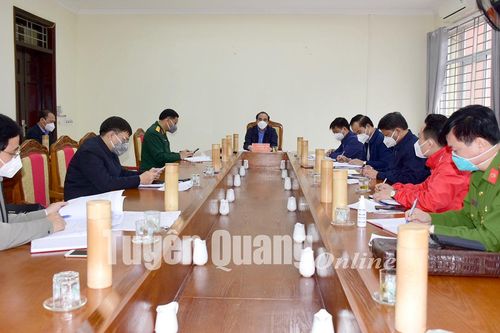 Phải sớm kiểm soát được tình hình dịch trên địa bàn huyện Lâm Bình