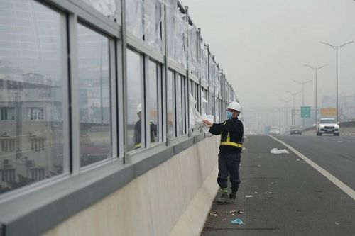 Hà Nội: 4.500 tấm chống ồn được lắp trên đường Vành đai 3