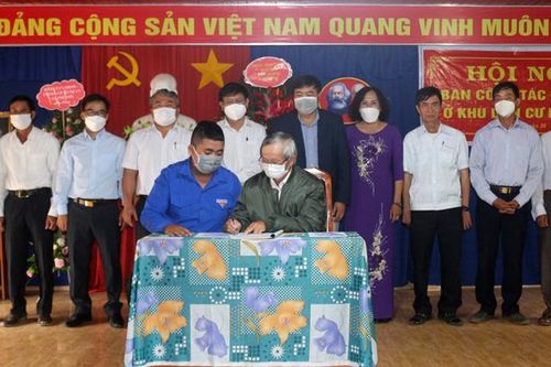 Chủ nhiệm UBKT Tỉnh ủy dự ''Hội nghị Ban Công tác Mặt trận khu dân cư'' tại Lâm Hà