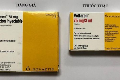 Cảnh báo mẫu thuốc giảm đau Voltarén 75mg nghi ngờ là thuốc giả