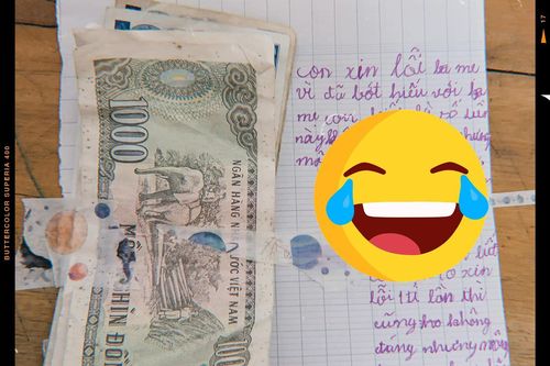 Tan chảy với tâm thư 'xin lỗi ba mẹ vì đã bất hiếu' đính kèm tiền lẻ của bé gái