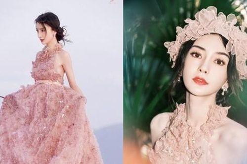 Mặc thiết kế cao cấp của Elie Saab, Angelababy vẫn bị chê mờ nhạt vì bỏ quên chi tiết này