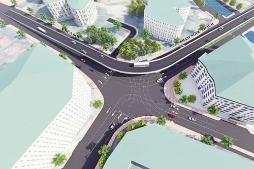 'Lộ diện' cây cầu chữ C đầu tiên tại Hà Nội