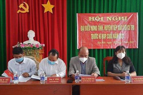 Đại biểu HĐND tỉnh tiếp xúc cử tri tại Di Linh