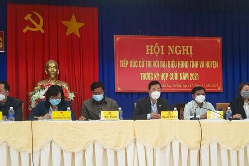Lạc Dương: Hoàn thành chương trình tiếp xúc cử tri với đại biểu HĐND tỉnh và HĐND huyện