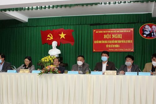 Các tổ đại biểu HĐND tỉnh Lâm Đồng và TP Đà Lạt tiếp xúc cử tri