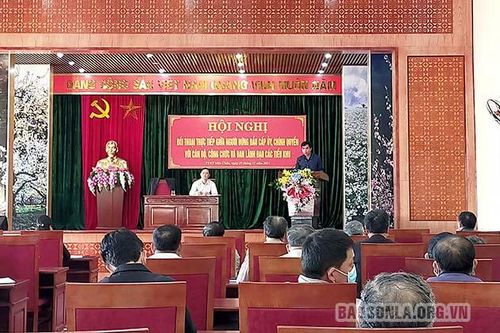 Đối thoại trực tiếp giữa người đứng đầu cấp ủy, chính quyền với ban lãnh đạo các tiểu khu