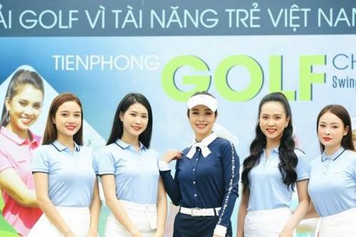 Jennifer Phạm và dàn người đẹp Hoa hậu Việt Nam khoe sắc tại Tiền Phong Golf Championship 2021