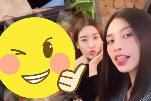 Món quà vặt Đỗ Mỹ Linh mê mẩn, Tiểu Vy phải dành nửa vali để mang cho đàn chị