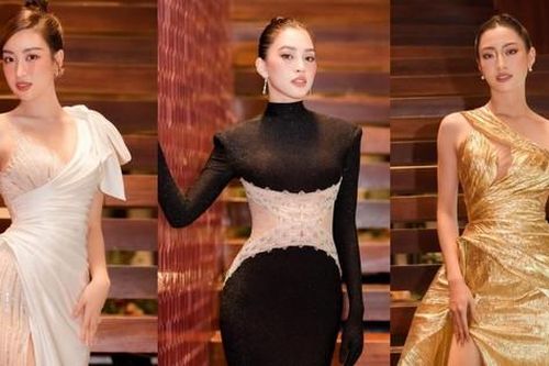 Mãn nhãn với màn đọ sắc của 3 nàng hậu Đỗ Mỹ Linh, Tiểu Vy và Lương Thùy Linh trên thảm đỏ