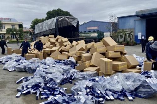 Tiêu hủy hơn 1 triệu bao thuốc lá giả mạo nhãn hiệu 555