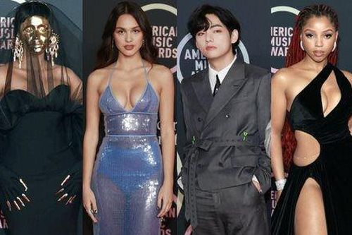 Dàn sao hạng A hot nhất thế giới quy tụ trên thảm đỏ AMA 2021