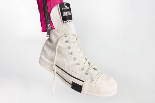 Rick Owens và Converse lại kết hợp trong thiết kế giày sneaker mới