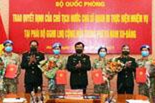 Chủ tịch nước cử 12 'Sứ giả' tham gia gìn giữ hòa bình Liên Hợp QuốcTin khácThông báo nội dung kỳ họp thứ sáu (kỳ họp chuyên đề) HĐND tỉnh khóa XVII, nhiệm kỳ 2021- 2026Nâng cao vai trò, vị thế của phụ nữ trong xã hội