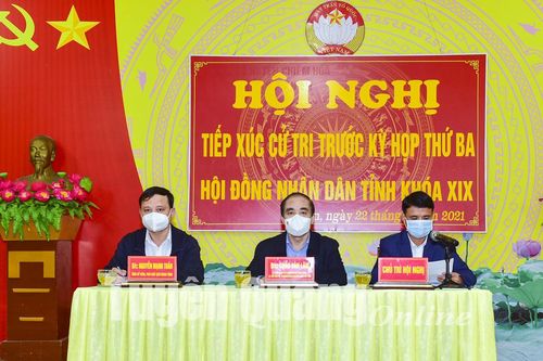 Đại biểu HĐND tỉnh tiếp xúc cử tri xã Tân An