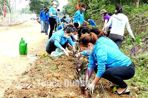 Hội LHTN huyện Hàm Yên ra quân tình nguyện mùa Đông 2021 và Xuân tình nguyện 2022