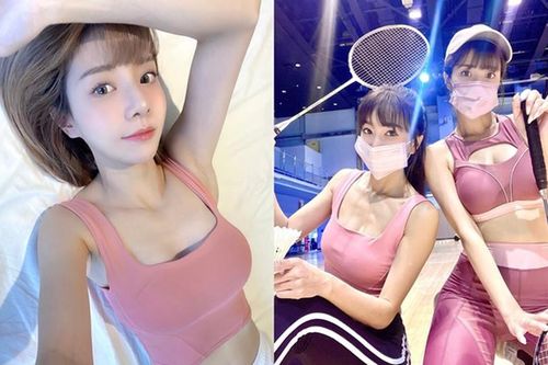Diện đồ tập đơn giản, hot girl cổ vũ vẫn cuốn hút mê người