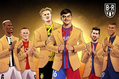Sao trẻ Barca xúc động được 'ngồi chung mâm' với Messi, Mbappe