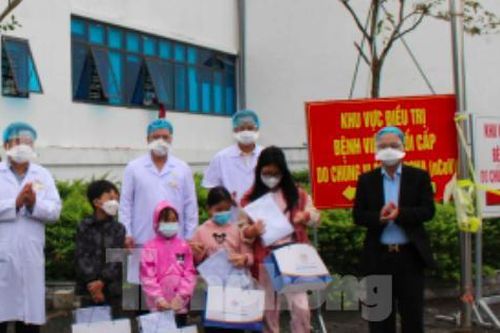 4 cháu bé mắc COVID-19 tại Thái Bình được xuất viện