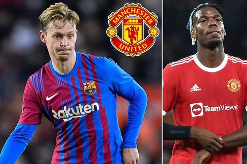 MU tống tiễn Pogba, đón về Frenkie De Jong