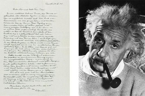 Đấu giá bản thảo quý hiếm của Albert Einstein