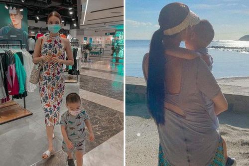 Lan Khuê 'lộ' ảnh con trai, ai cũng ngỡ ngàng với sự phổng phao của cậu bé