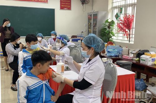 Ninh Bình có trên 85% người dân đã tiêm đủ 2 mũi vắc xin phòng COVID-19