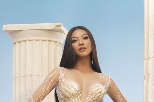 Cận cảnh trang phục dạ hội Á hậu Kim Duyên dự thi Miss Universe 2021